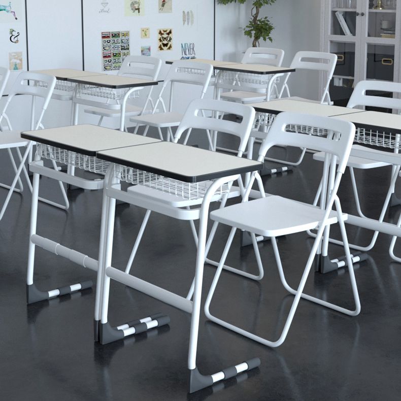 Modern Style Plastic Dining Armless Chairs Open Back Dining Side Chairs for Home Use