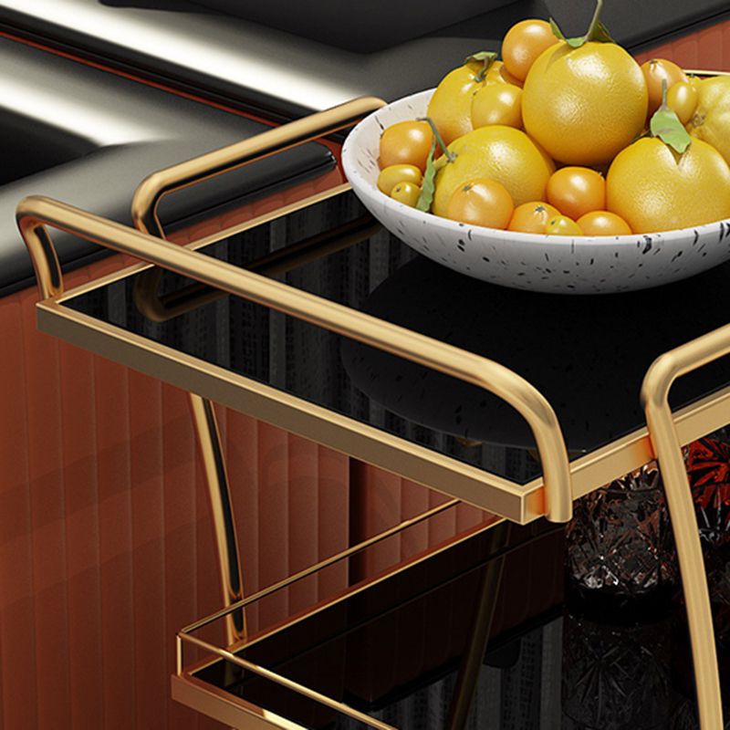 32.28" High Contemporary Prep Table Rolling Metal Prep Table for Kitchen