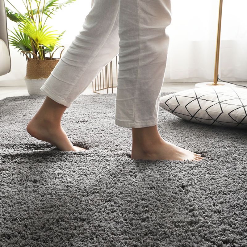 Nordic Solid Color Teppich Mulit gefärbte Baumwollmischfläche Teppich Anti-Rutsch-Backing Haustierfreundlicher Innenteppich für die Dekoration