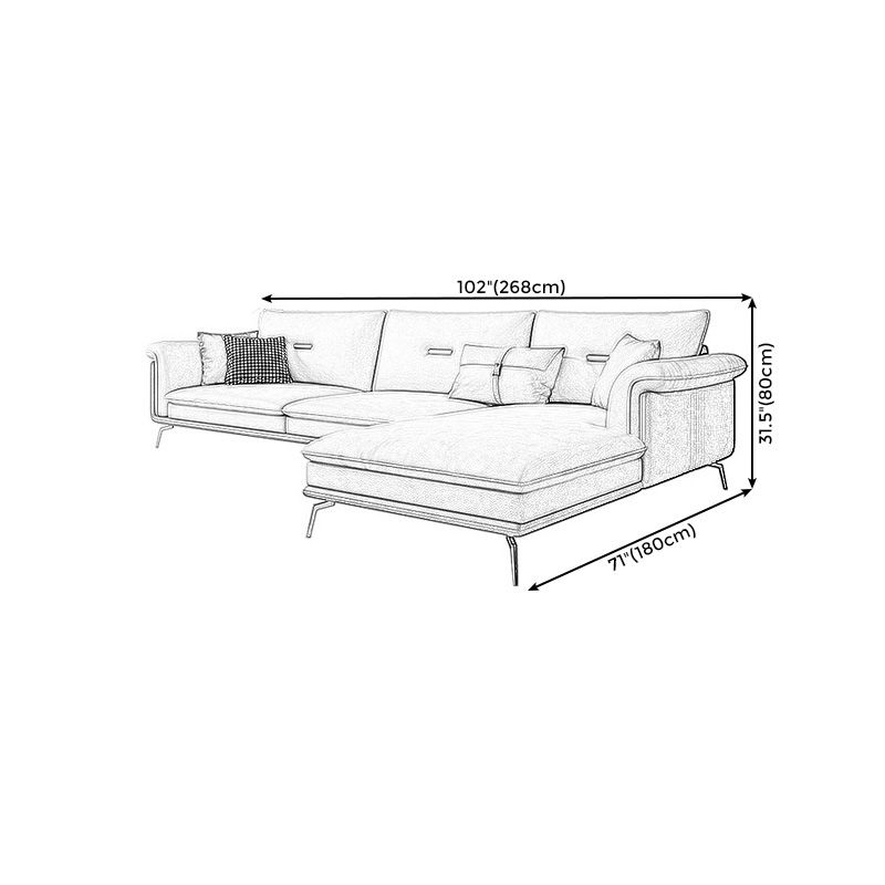 Faux leather Removable Cushions Pillow Top Arm Sofa and Sectional with Slipcovere