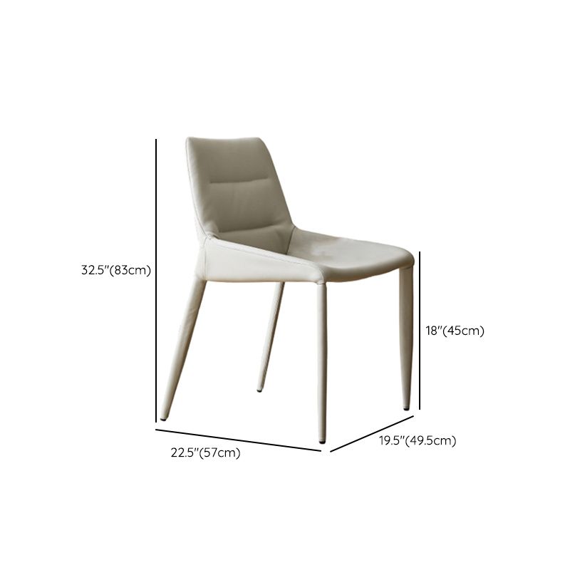 Modern Style 1/2/5/7 Pieces Dining Chairs Set Rectangle Stone Furniture in White