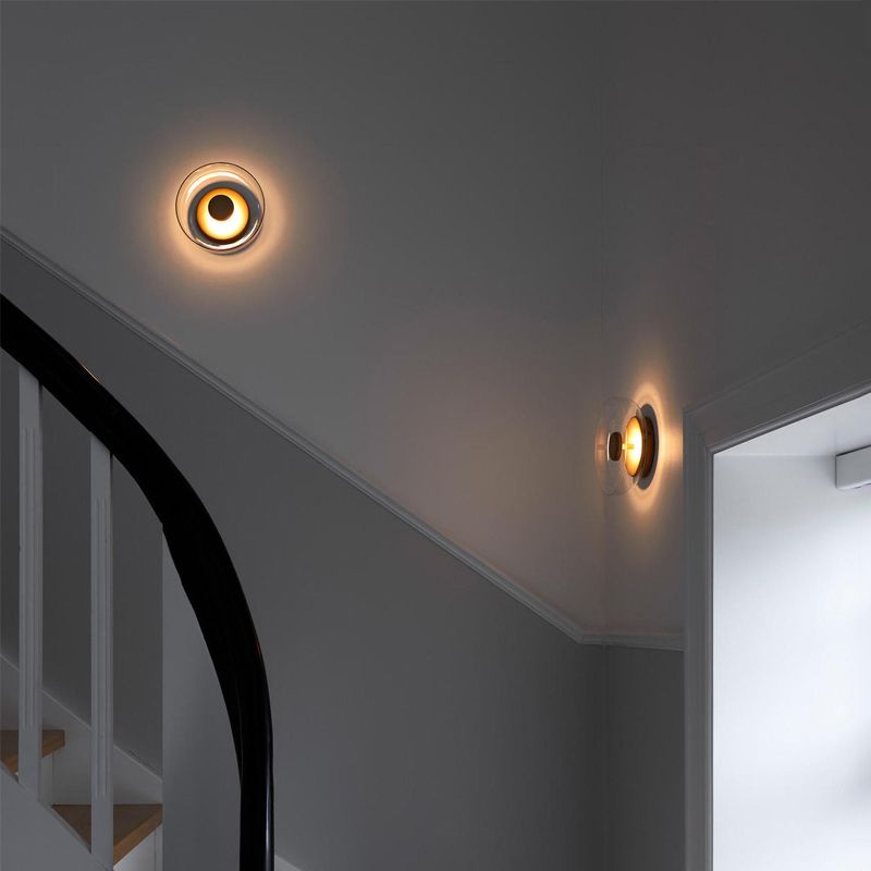 Moderne Style Schüssel LED Wandleuchte Beleuchtung Glas 1 leichte Wandmontagelampe