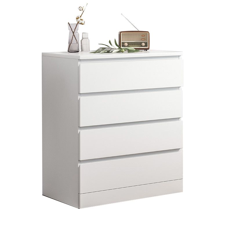 Contemporary Storage Chest Manufactured Wood Dresser with 3/4/5/6 Drawers