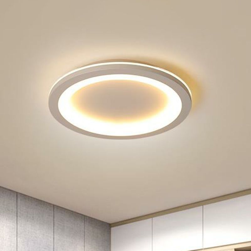 Geometrische acryl inbouwverlichting Minimalistisch grijs LED-inbouwarmatuur voor slaapkamer
