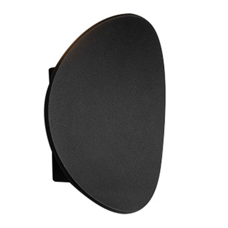 Moderner Kreis LED -Wandlampe Metall 1 Licht Wandbeleuchtung