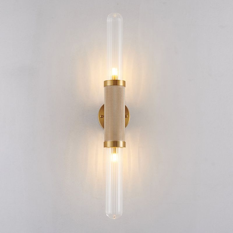 Glass Wall Lamp Industrial Wall Mounted Lighting for Living Room