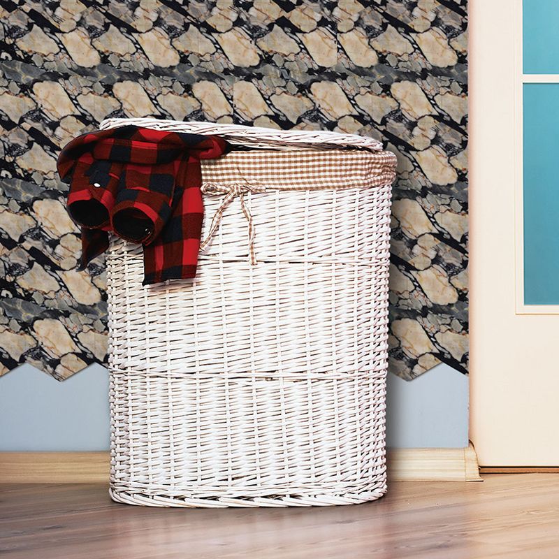 Black-Brown Tile Wallpaper Panel Marble Effect Modern Peel off Wall Art for Kitchen