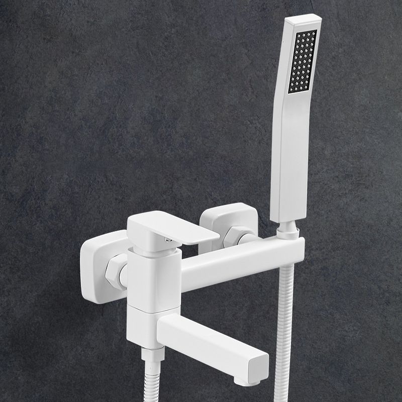 Lever Handle Shower Faucet Single Hand Shower with Shower Hose