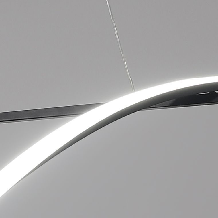 Lineaire kroonluchter eiland kroonluchter licht moderne metalen kroonluchter verlichtingsarmaturen