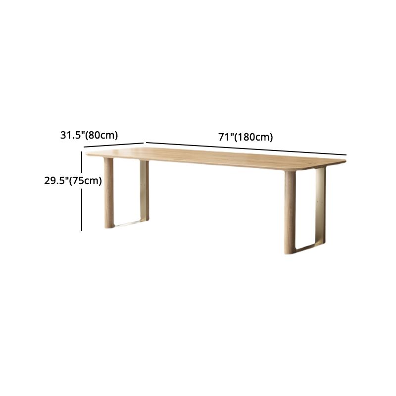 Modern Solid Wood Dining Table Set 1/4/5/7 Pieces Dining Set for Home Use