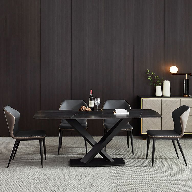 Modern 1/2/5/7 Pieces Dining Set Sintered Stone Dining Table Set