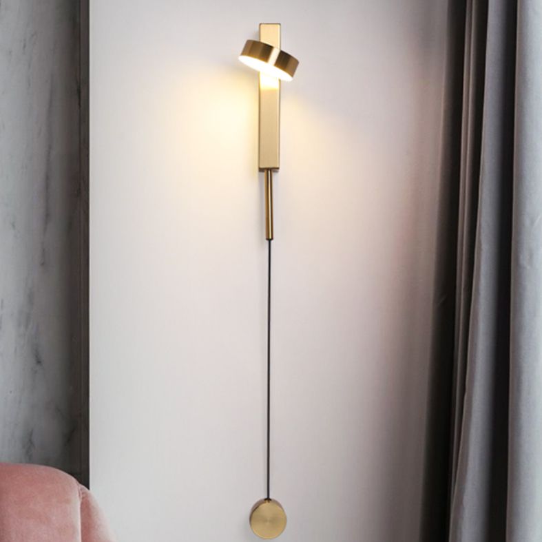 Metall runde Formwandbeleuchtung moderne 1-Licht-Wandmontageleuchte