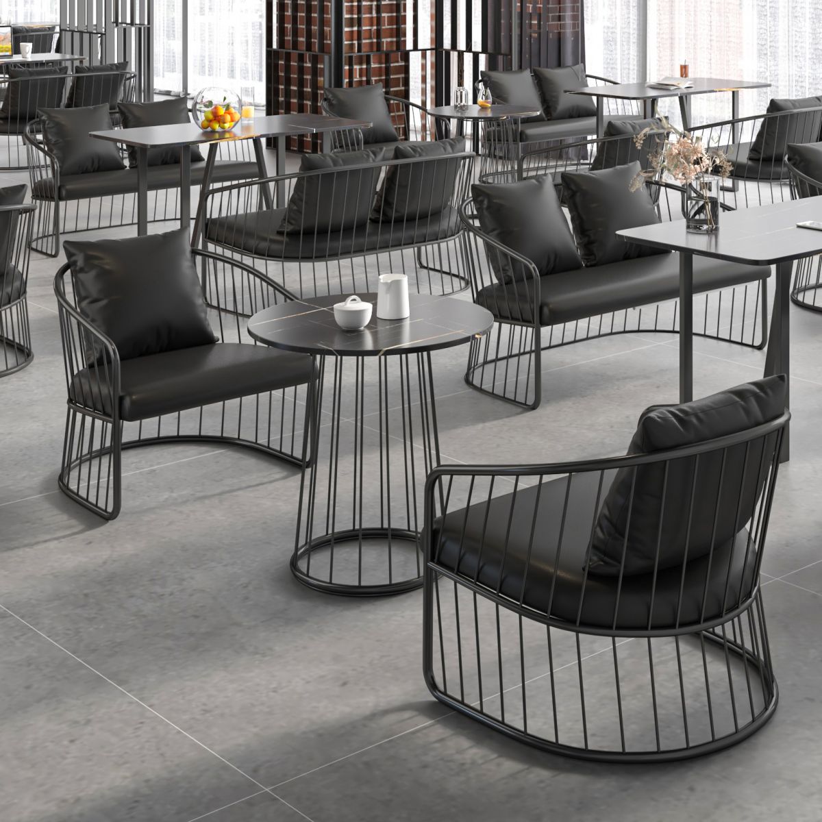 Stone Dining Room Collection Industrial Style Dining Site Table for Dining Room