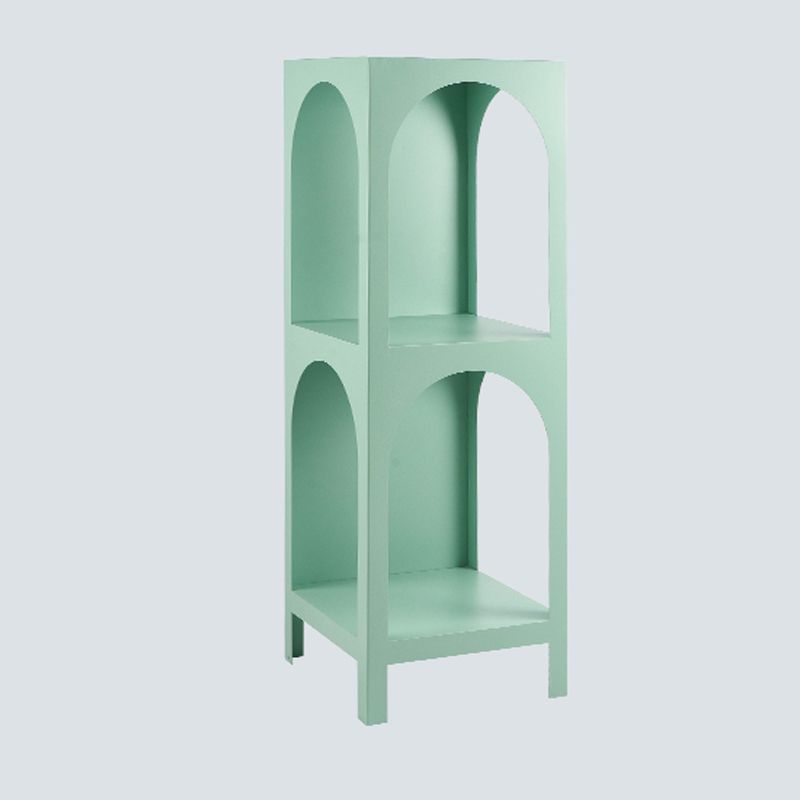 Modern Metal Bookcase Open Storage Shelves Included Etagere Bookshelf
