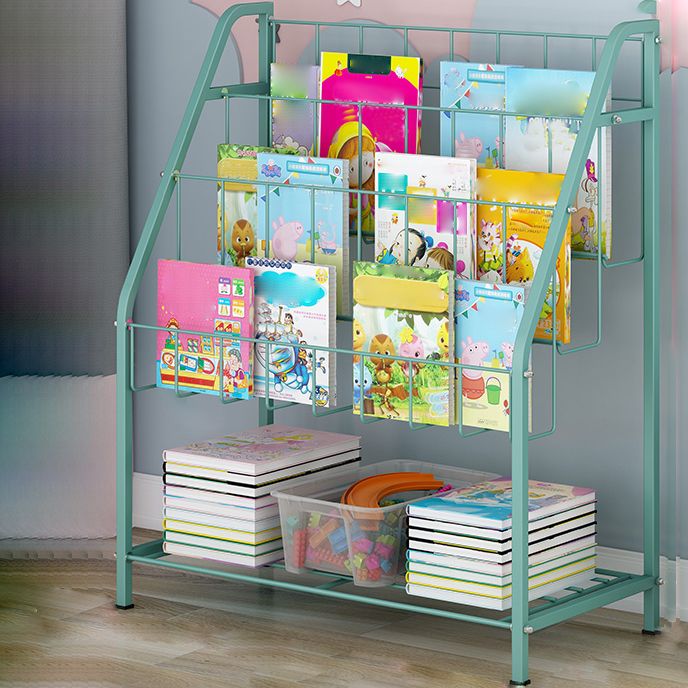 3/4/5/6-shelf Ladder Bookcase Modern Metal and Closed Back Book Shelf