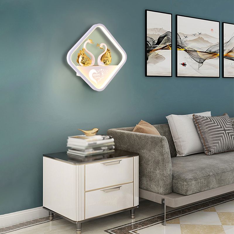 Livrage du salon Murminalisme moderne minimalisme LED MONT ÉCLAINEMENT (sans décoration)