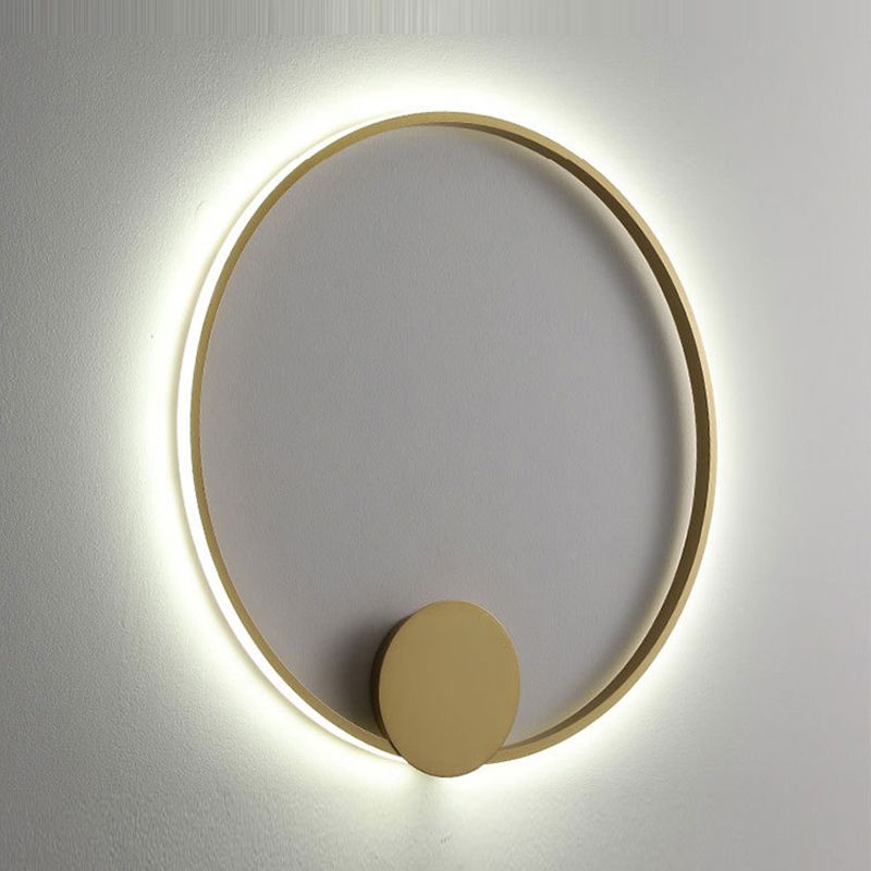 Modern Style Linear Shape Wall Sconce Metal 1 Light Sconce Lighting for Living Room