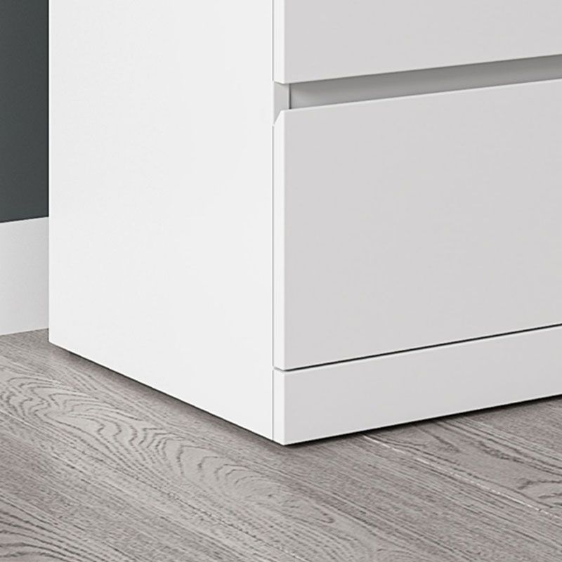 Contemporary Storage Chest Bedroom Engineered Wood Chest with Drawers