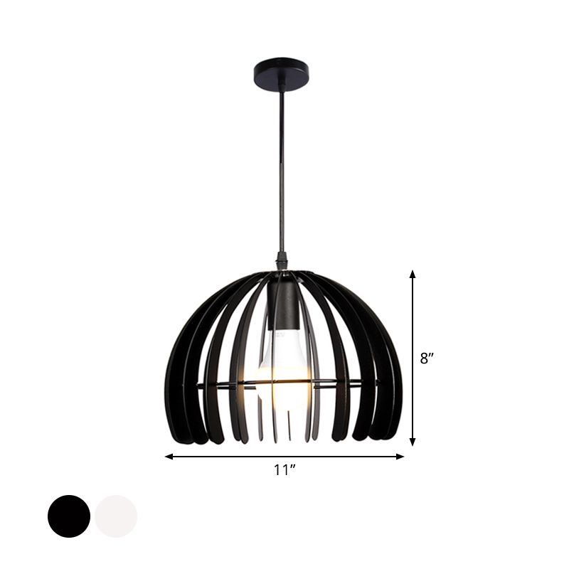 Gomed kooi woonkamer hangende lampkit metalen enkele lamp eigentijdse ophanging hanger in zwart/wit