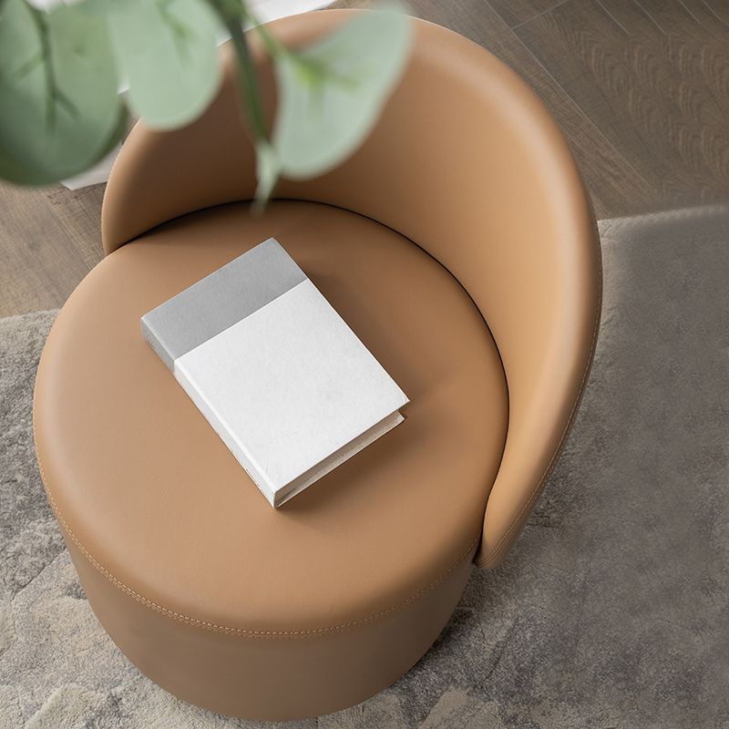 Tight Back Solid Wood Frame Armless Chair Solid Color Accent Chair