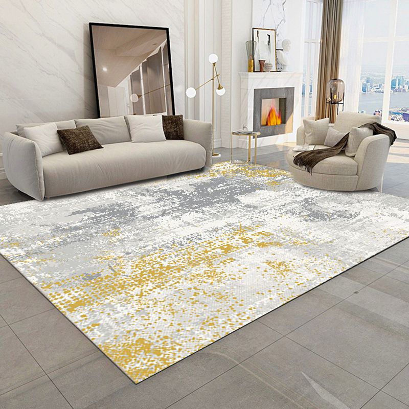 Alfombra de alfombra de curva beige alfombra de respaldo sin deslizamiento para salón para el salón