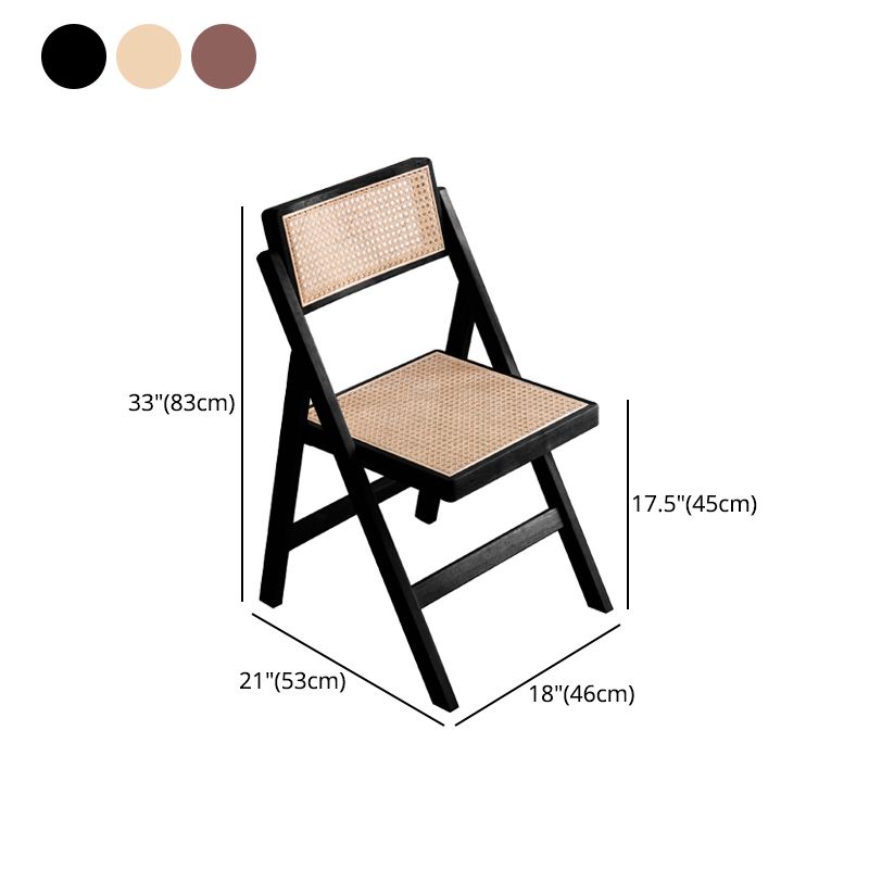 Silla de comedor de estilo escandinavo, silla de comedor de madera con respaldo abierto para restaurante