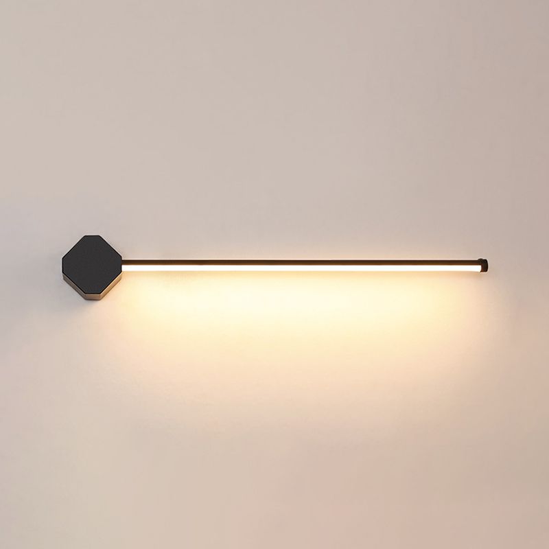 Metal Slim Wall Vanity Light Modern Style Modern 1 Fishting Light Vanity Light