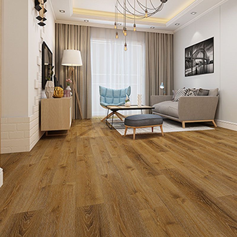 Laminate Pine Wood Click Lock Rectangular Textured Scratch Resistant Indoor Laminate Floor