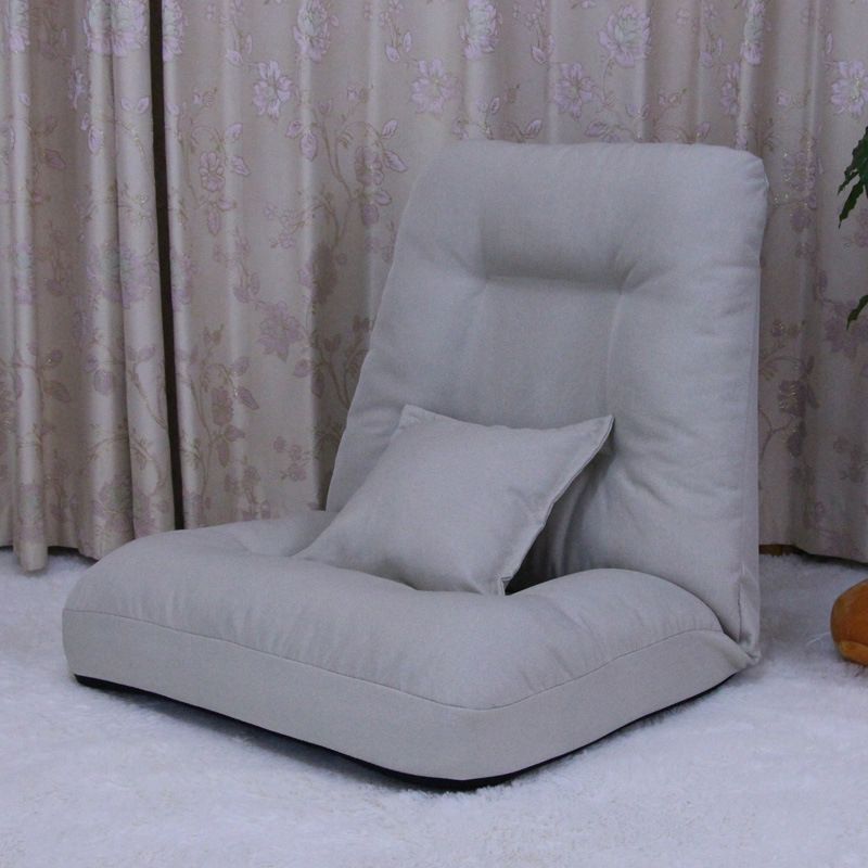 Fabric Convertible Chair 25.5" L x 25.5" W x 25.5" H Armless Chair for Living Room