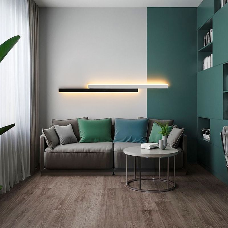 Contemporary Style Wall Lamp Sconce Linear Wall Sconce Metal for Bedroom