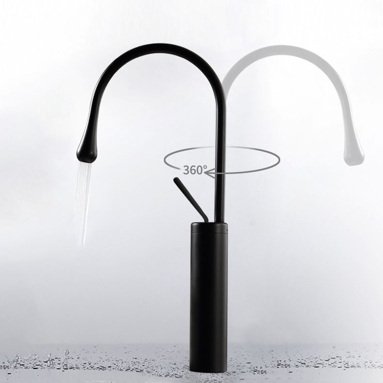 Modern Bathroom Sink Pop-Up Drain Porcelain Solid Color Oval-Shape Vessel