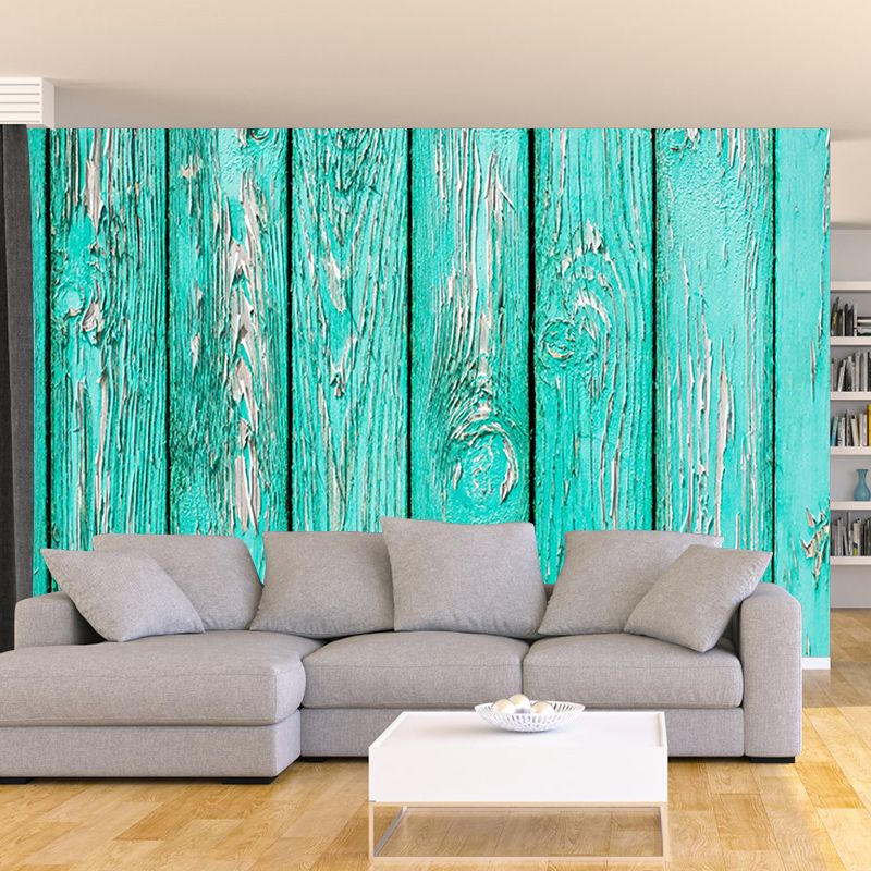 Horizontal Photography Wood Grain Mural Eco-friendly Wallpaper for Bedroom