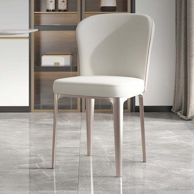 Modern Kitchen Dining Room Set with Sintered Stone Top and Gold Base Dining Furniture Set