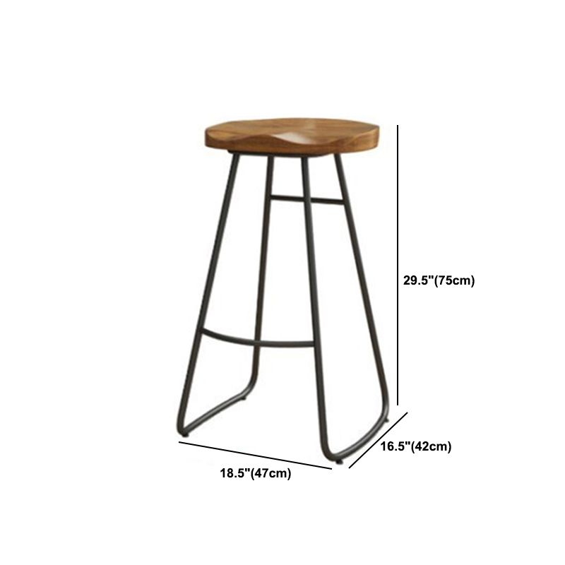 Industrial Rectangle Solid Wood Bar Table Set 1/5/7 Pieces Counter Table with Stools