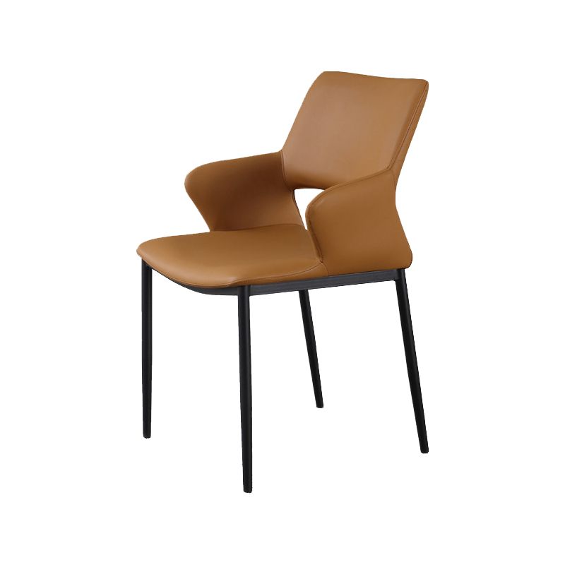 Open Back Dining Chair Contemporary Indoor Dining Side Chair