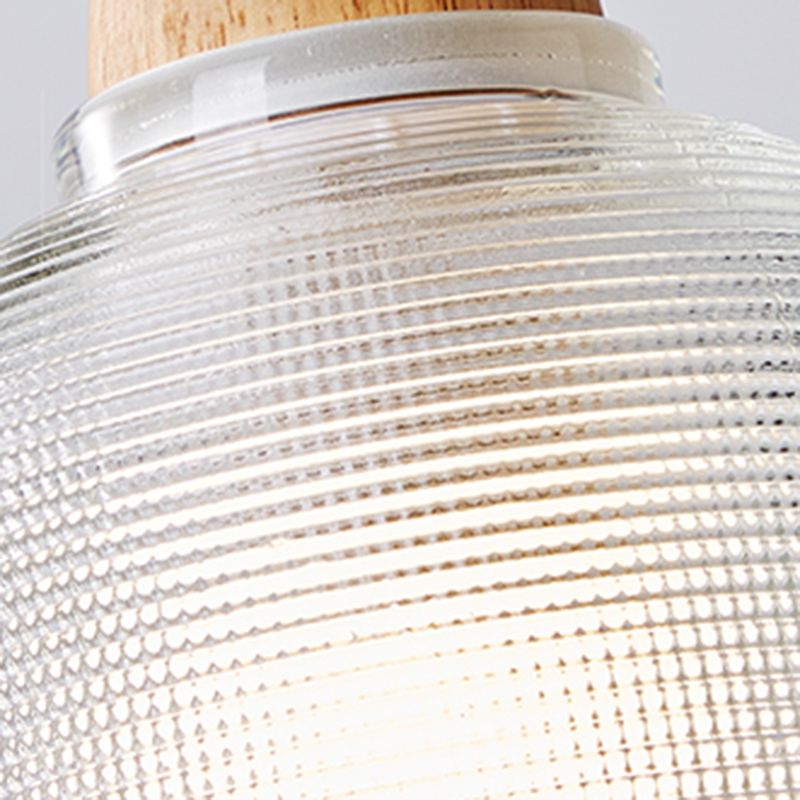 Estilo moderno Luz colgante Capacidad de iluminación de colgante de vidrio creativo para el comedor