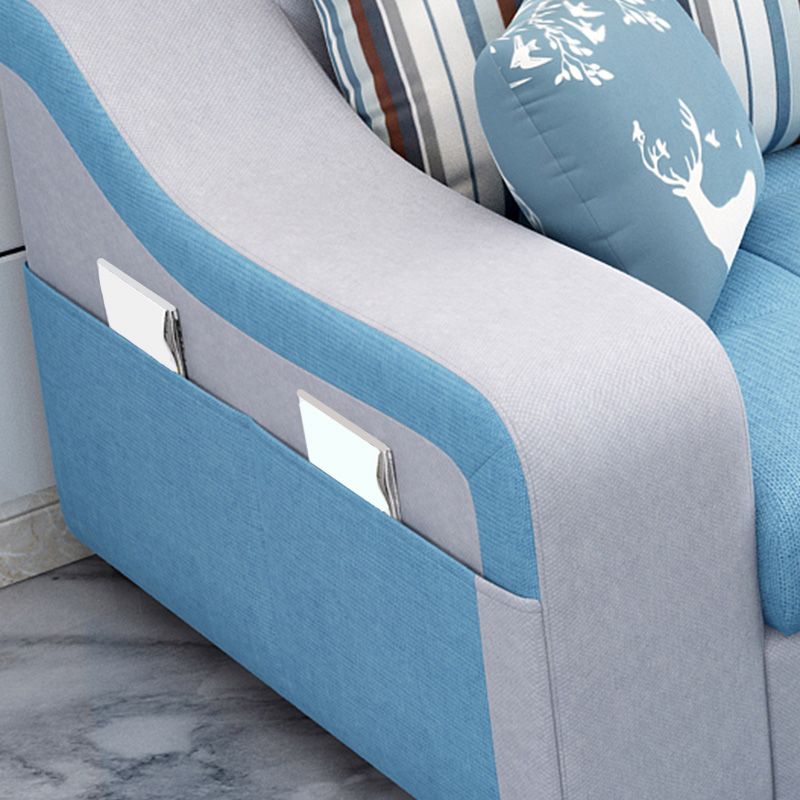 Modular 3-Seater Furniture Sectionals with Storage for Living Room