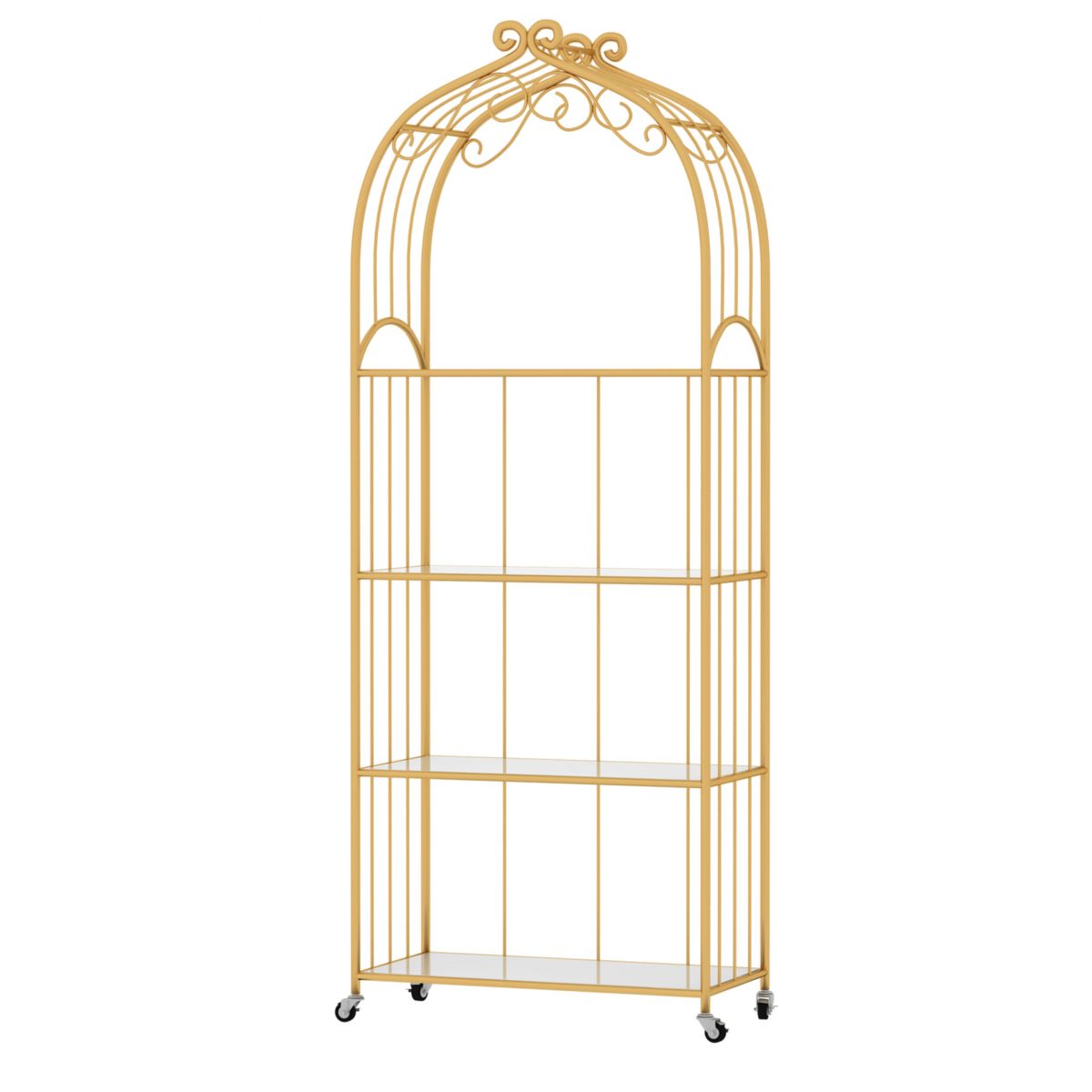 11.81"W Bookshelf Open Back Contemporary Style Bookcase for Home Office