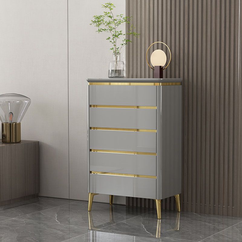 Contemporary 16" Wide Chest Bedroom Storage Chest with Drawers