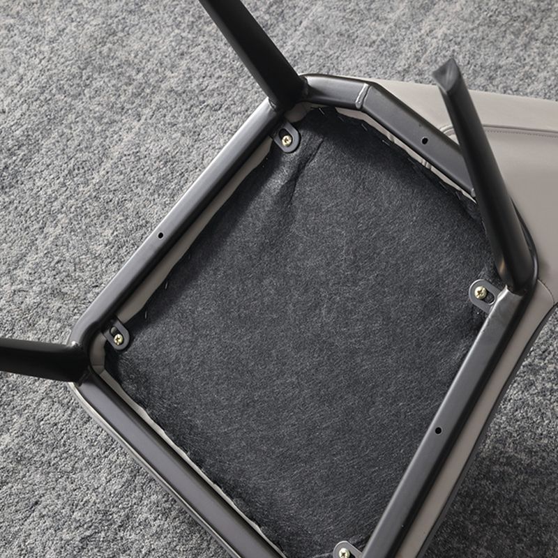 Contemporary Side Chair Solid Back Dining Room Chair for Dining Room