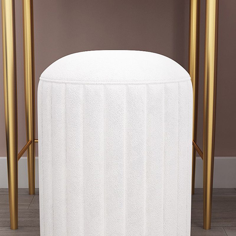 29.5" Tall Glam Makeup Vanity Desk 1 Drawer Dressing Table For Bedroom