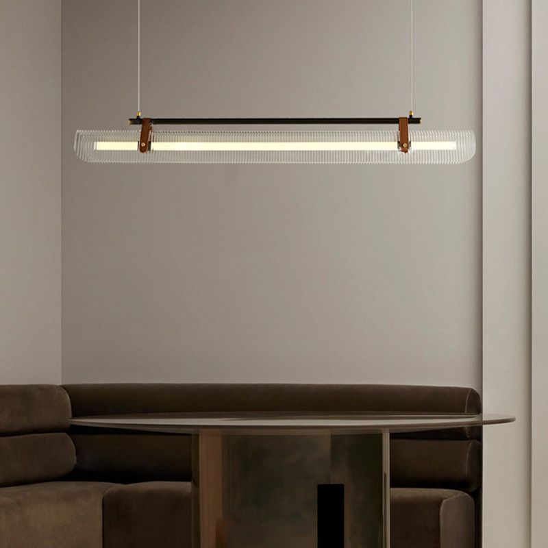 Modern LED Ceiling Light Golden/Black Kitchen Island Lighting for Dining Room