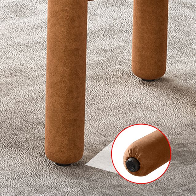 Silla de comedor estilo moderno Silla auxiliar con brazo de cocina y patas de metal
