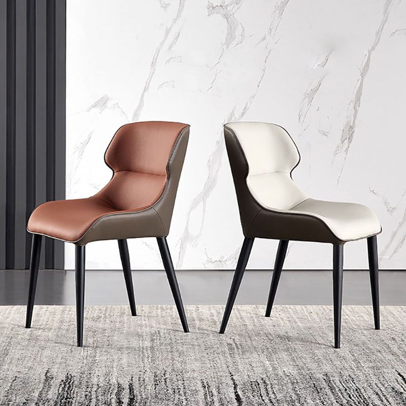 Modern Metal Dining Room Chair Wingback Arm Chair for Restaurant Use