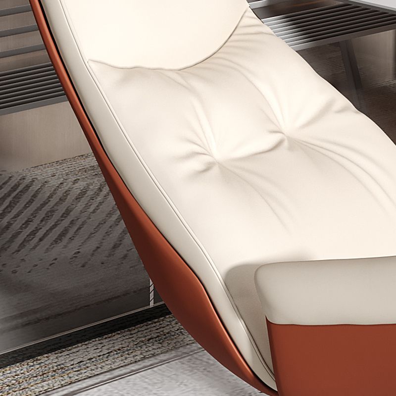 Armless Office Chair Modernism Desk Chair with Wheels for Office