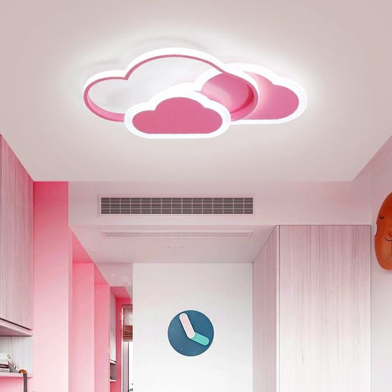 Cloud-vormige Flush Mount Light Armatuur Modern Metal Flush Light