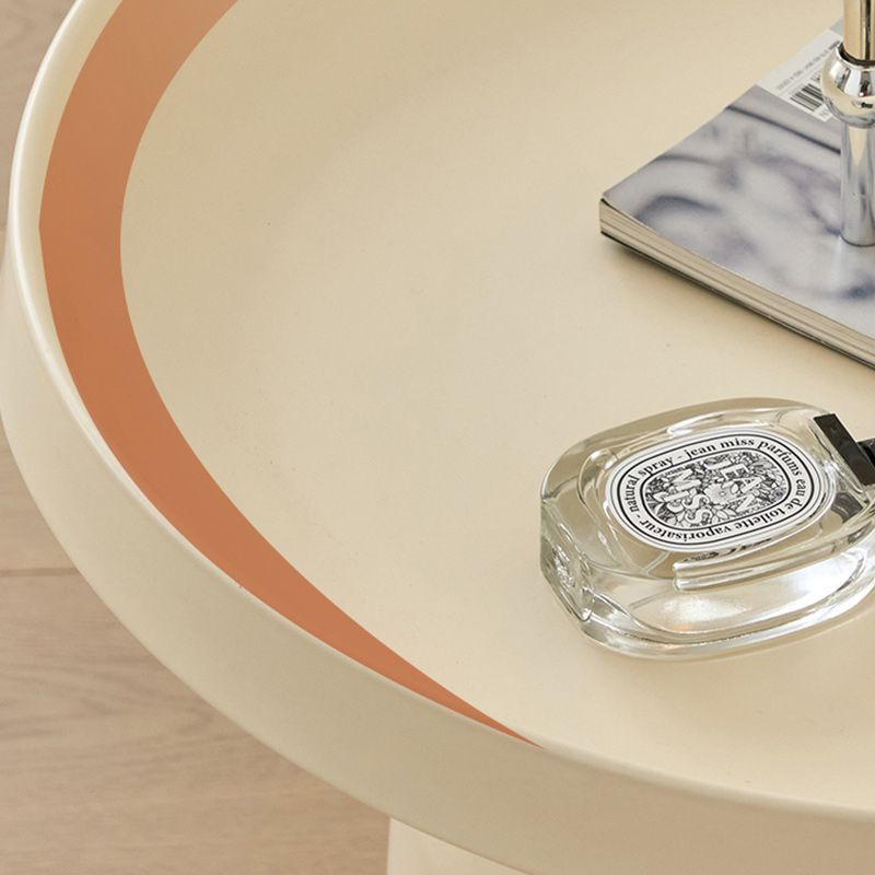 19" Wide Contemporary Corner Table Metal Round Accent Side Table