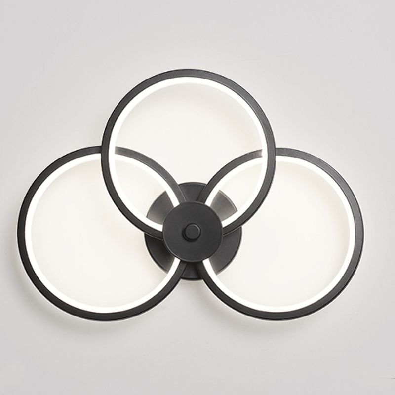 Luminaire mural géométrique Malle de salle de bain moderne Appiculture de mur de salle de bain avec teinte acrylique