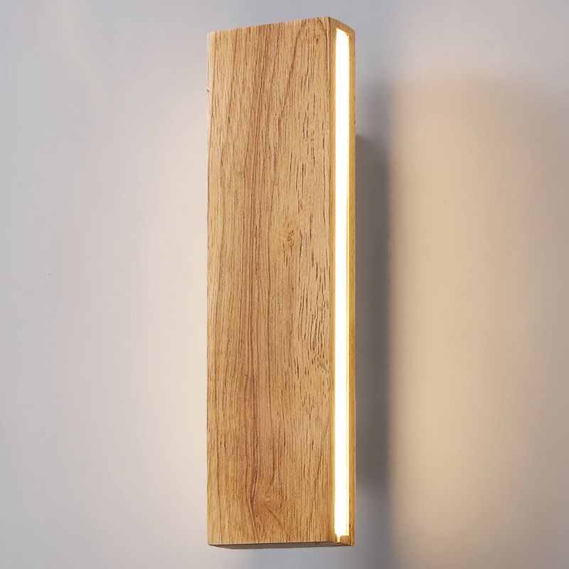 20,5 "/12.5" /8,5 "Modern moderna illuminazione a parete in legno di legno di legno