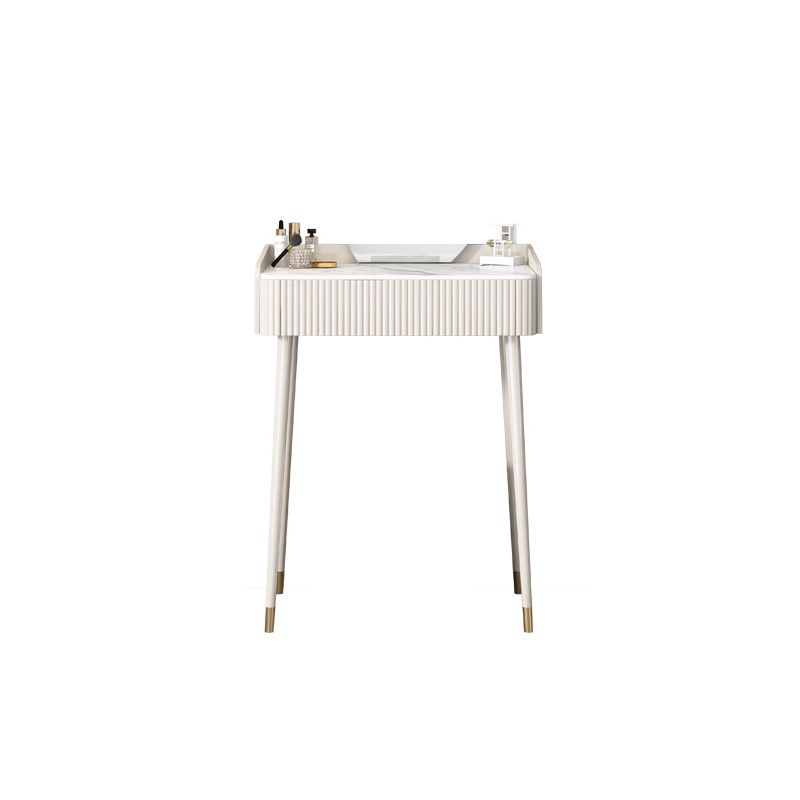 Contemporary Vanity Dressing Table Slate Top Vanity Makeup Table Set